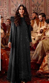 Heavy Fox Georgette With Embroidery Sequence Work With Latkan Suit